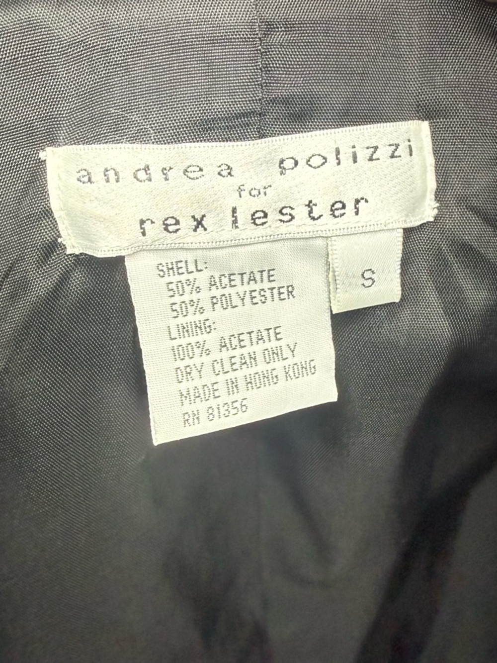 Andrea Polizzi for Rex Lester Vintage Crop Blazer Size small - Picture 5 of 5